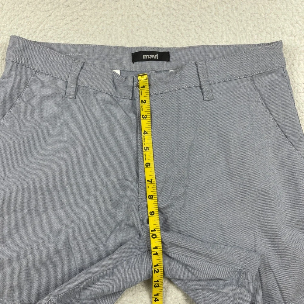 Mavi Nate Shorts Mens‎ 36 Blue Stretch Cotton Chino Summer Casual Bottoms